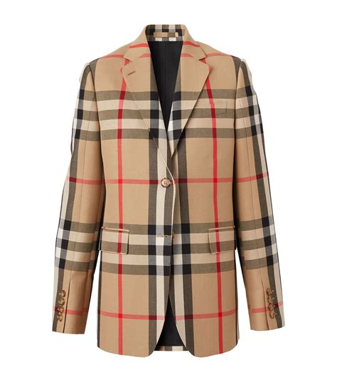 burberry blazers india|Burberry check blazer.